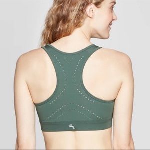 JoyLab Racerback Sports Bra Green Sz XS